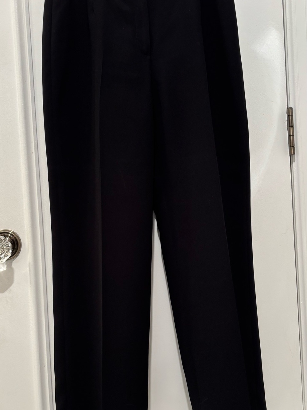 Kasper Le Suit Black Straight-Leg Dress Pants